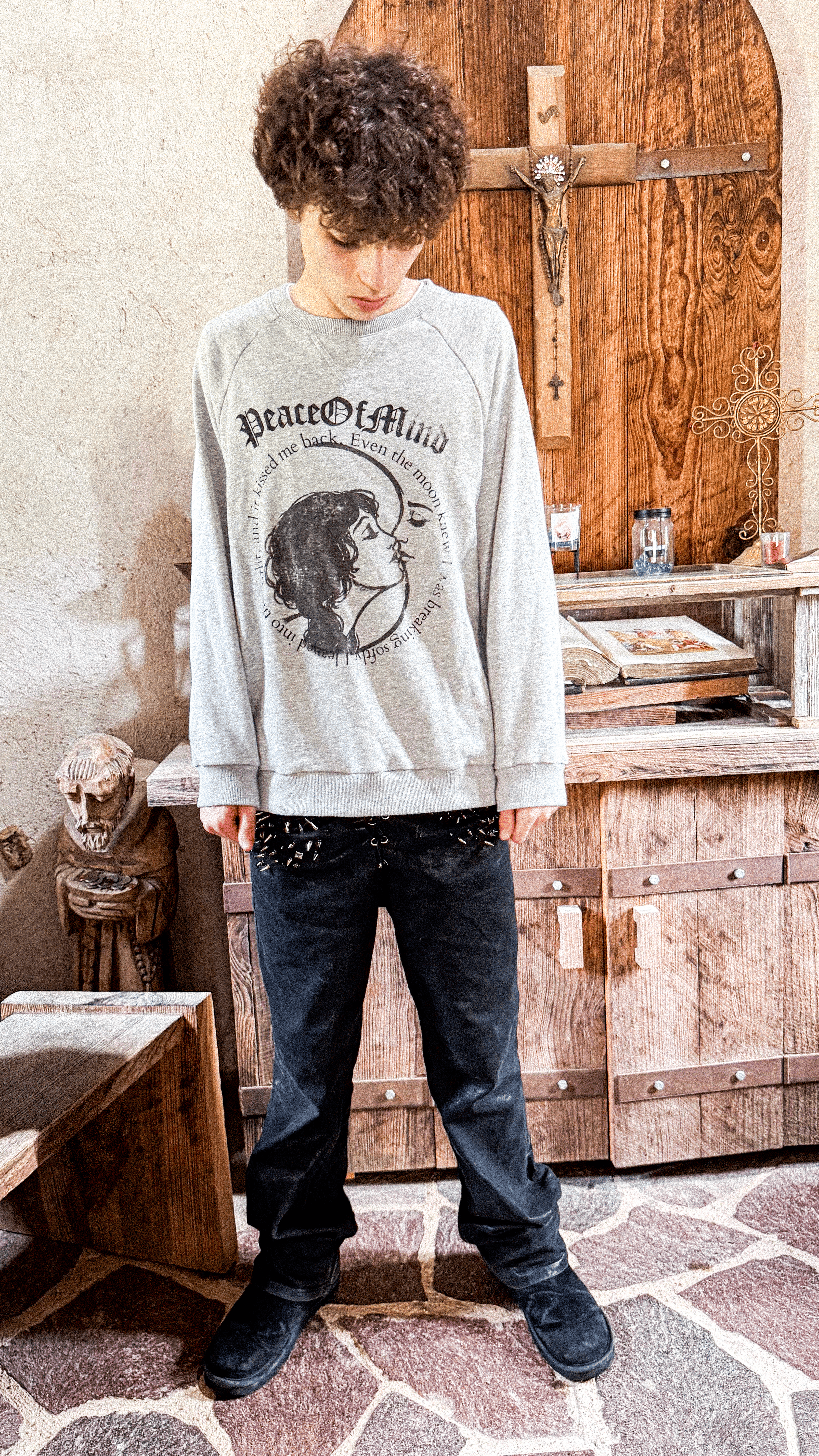 "moonlight" crewneck